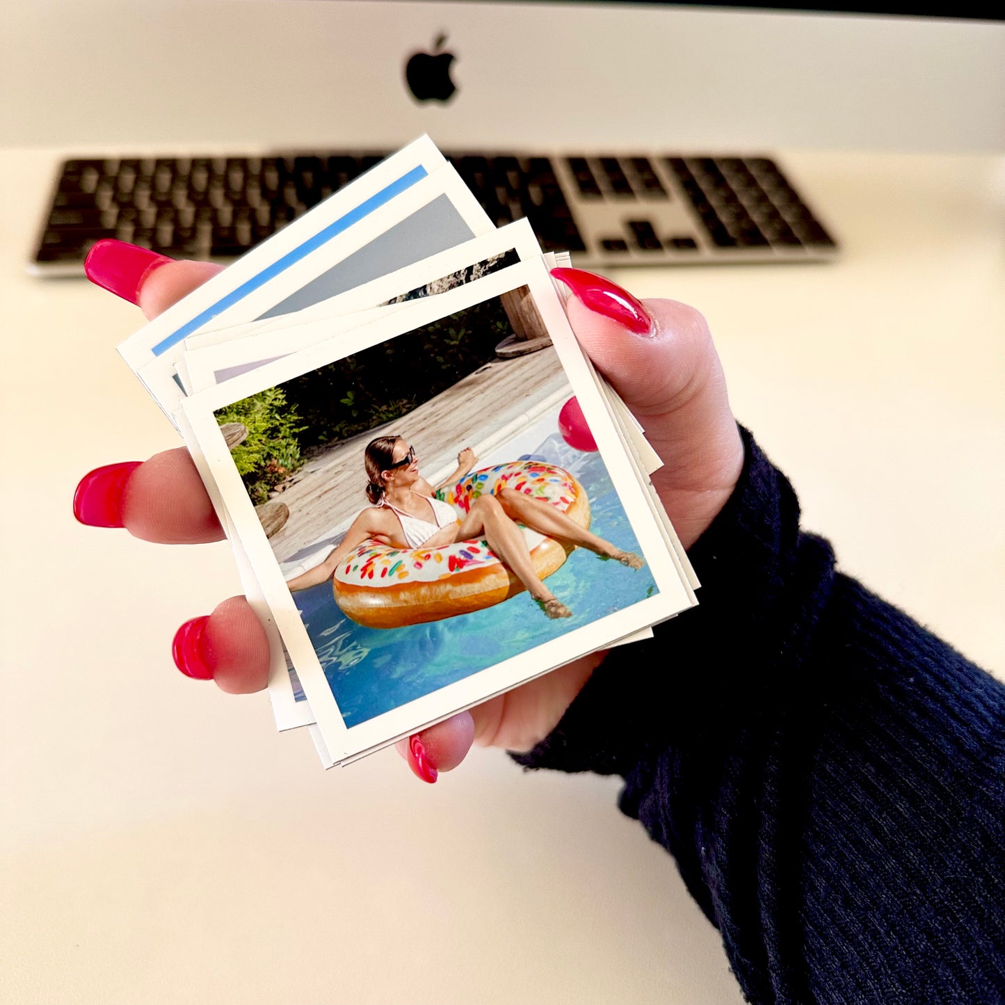 12 x Small Custom Photo Magnets - 2.75 by 2.75 inch