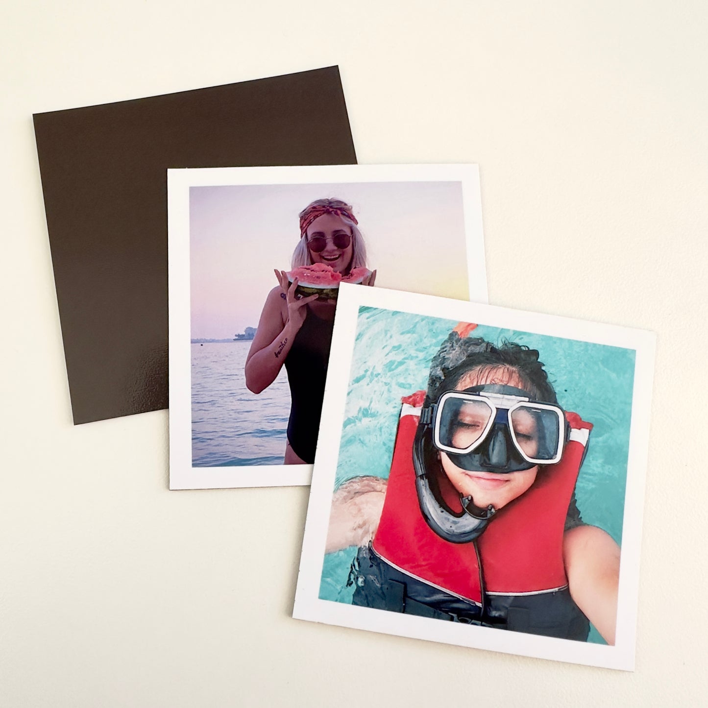 12 x Small Custom Photo Magnets - 2.75 by 2.75 inch